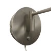 Steinhauer Turound Wall Light LED stainless steel, 1-light source