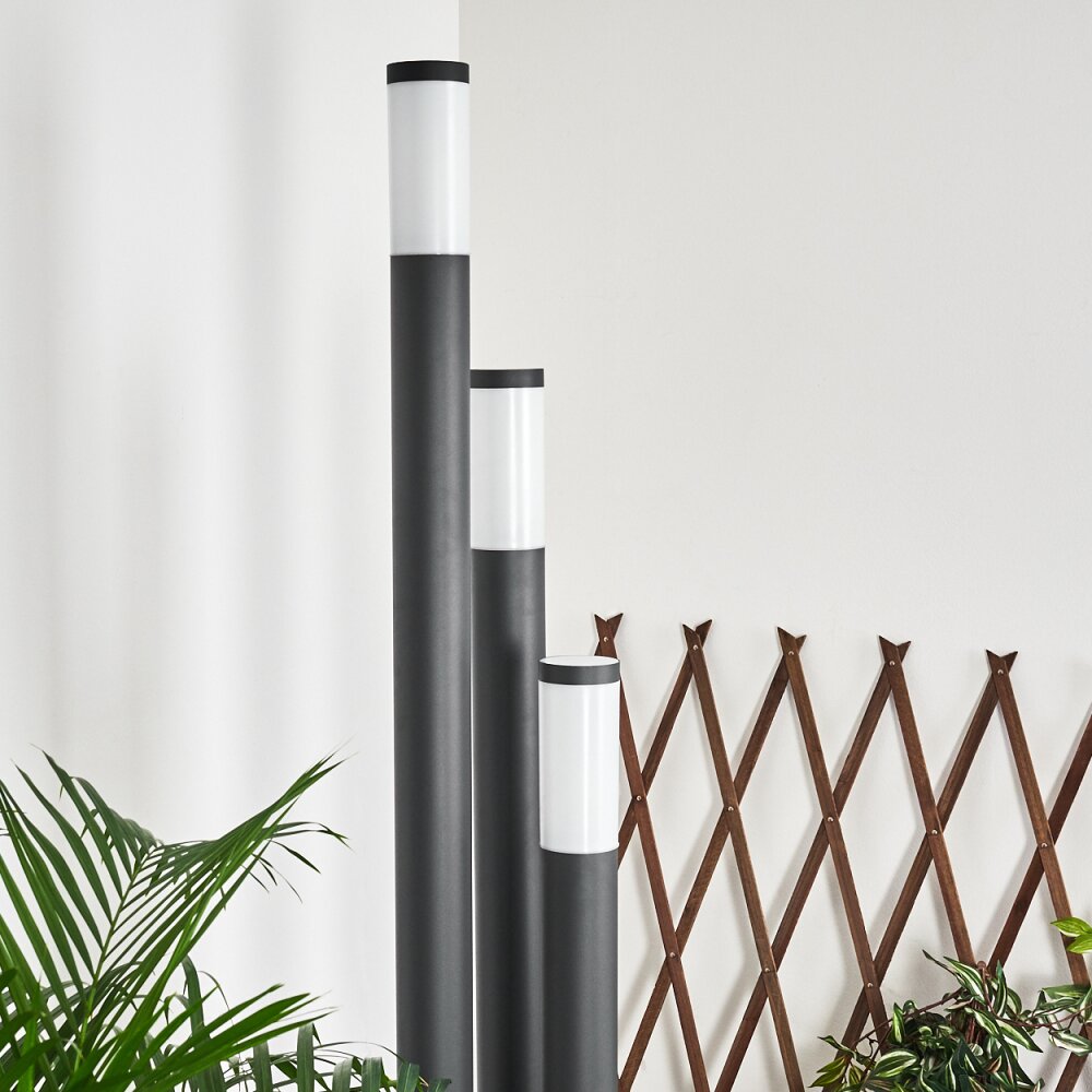 Gaborone path light anthracite, 3-light sources