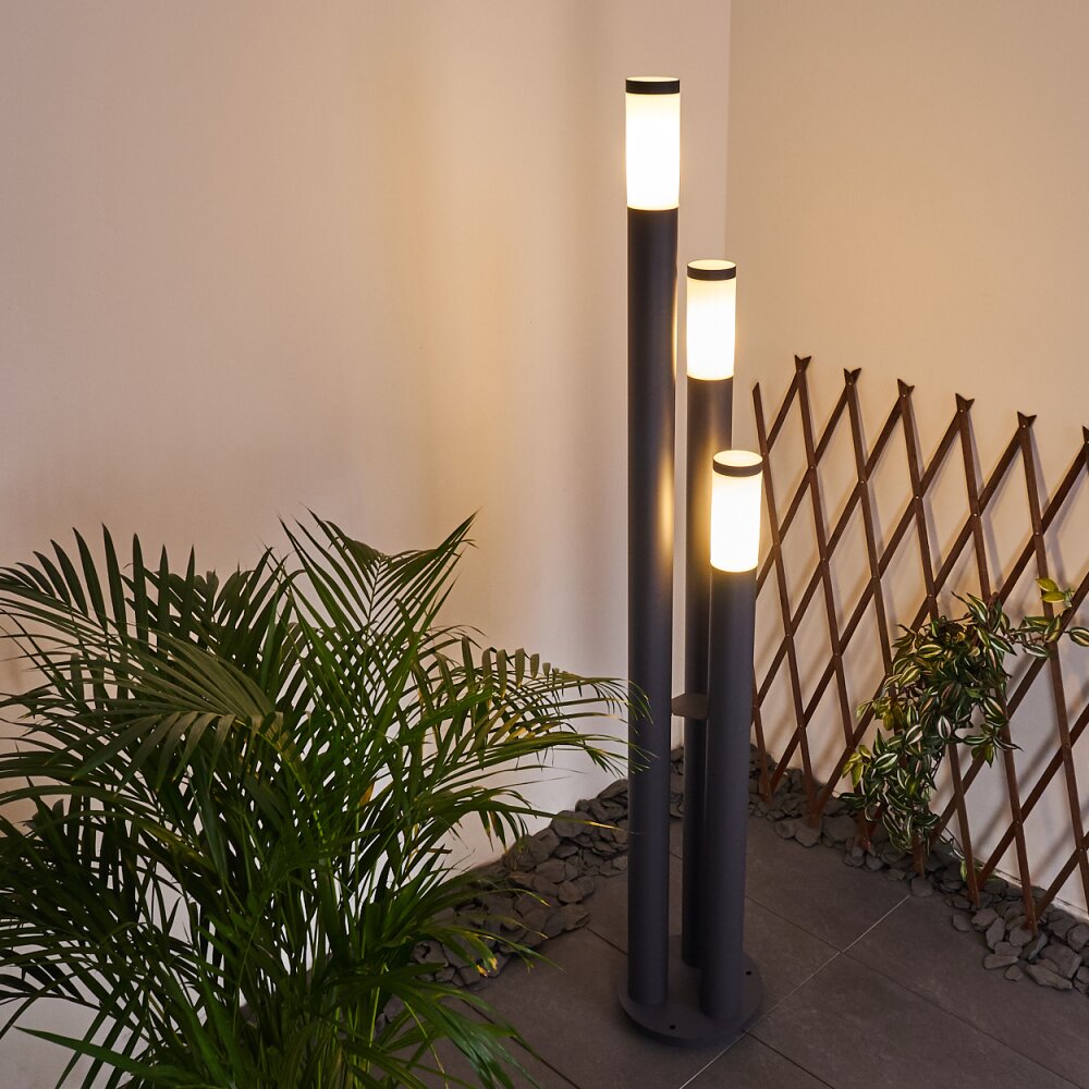 Gaborone path light anthracite, 3-light sources