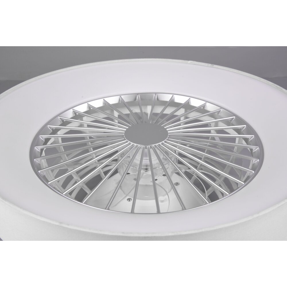 Reality Farsund ceiling fan LED white, 1-light source, Remote control