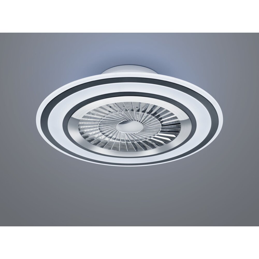 Reality Flaga ceiling fan LED black, 1-light source, Remote control