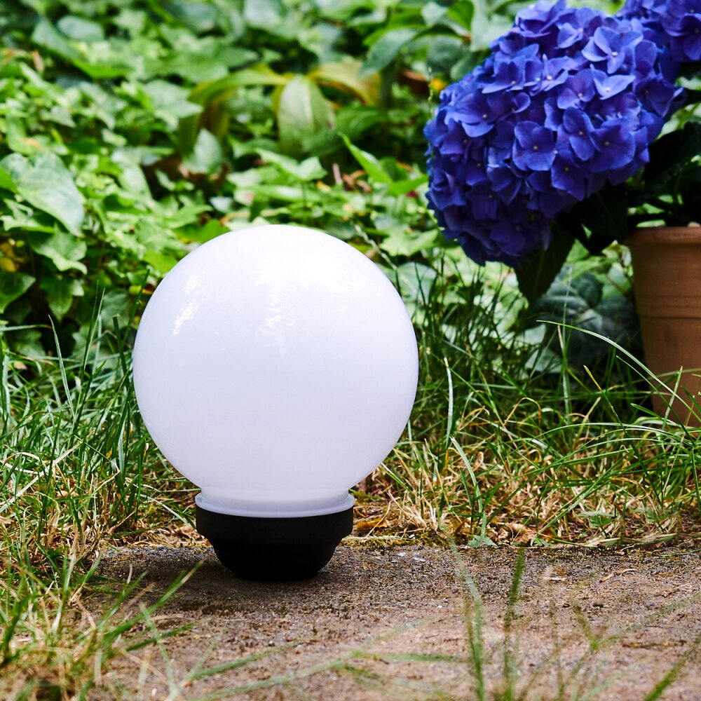CAMPINAS globe light LED black, white, 1-light source