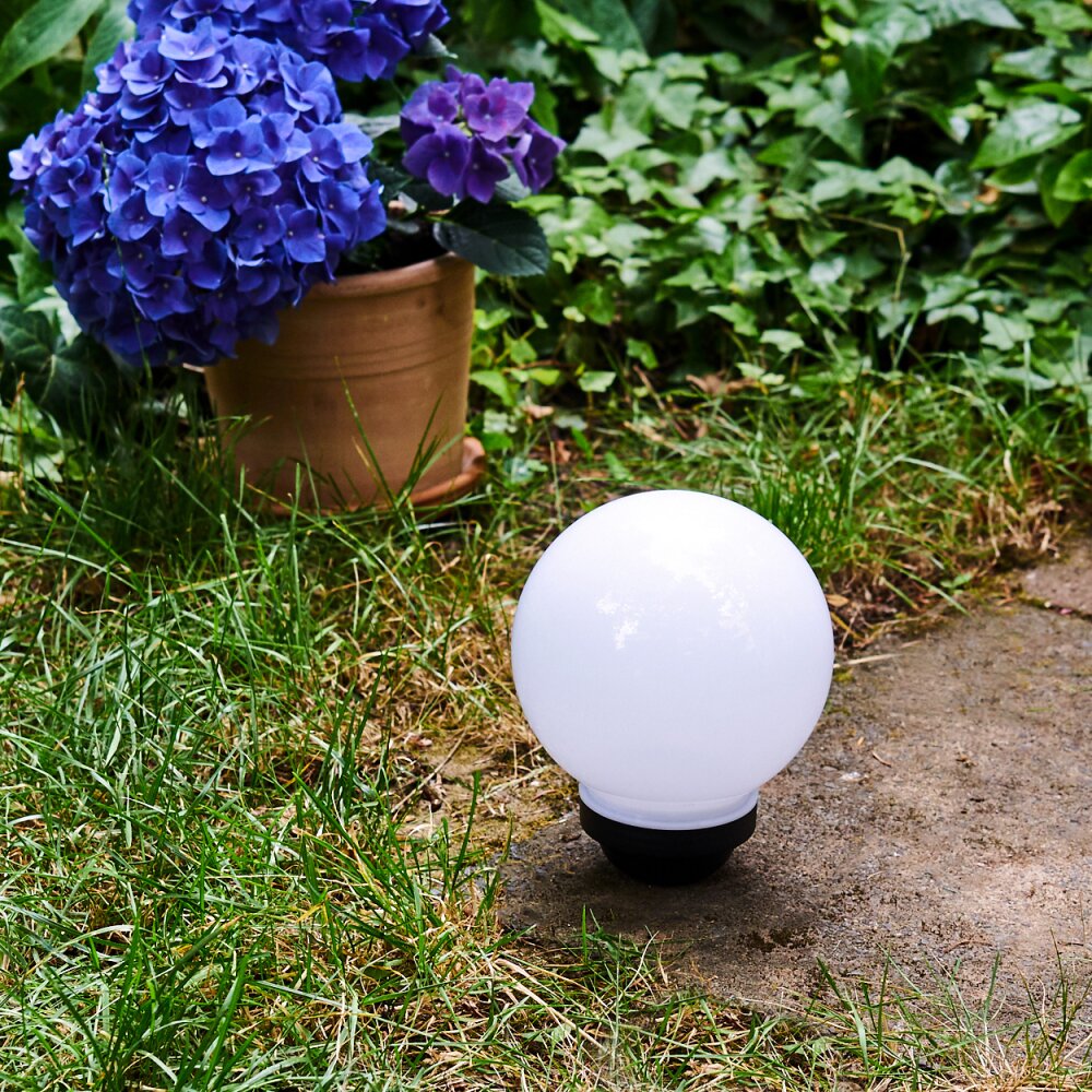 CAMPINAS globe light LED black, white, 1-light source