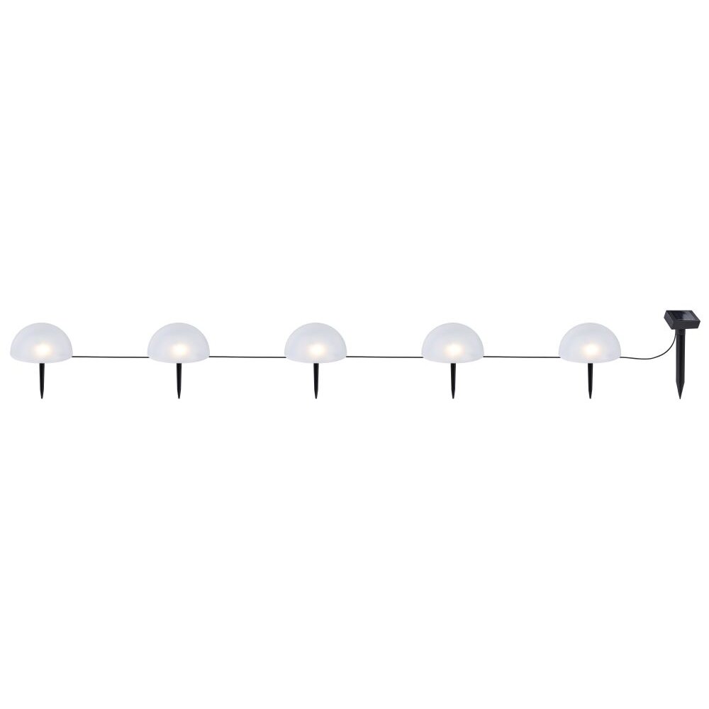 Globo JÖRG Solar Light LED black, 5-light sources