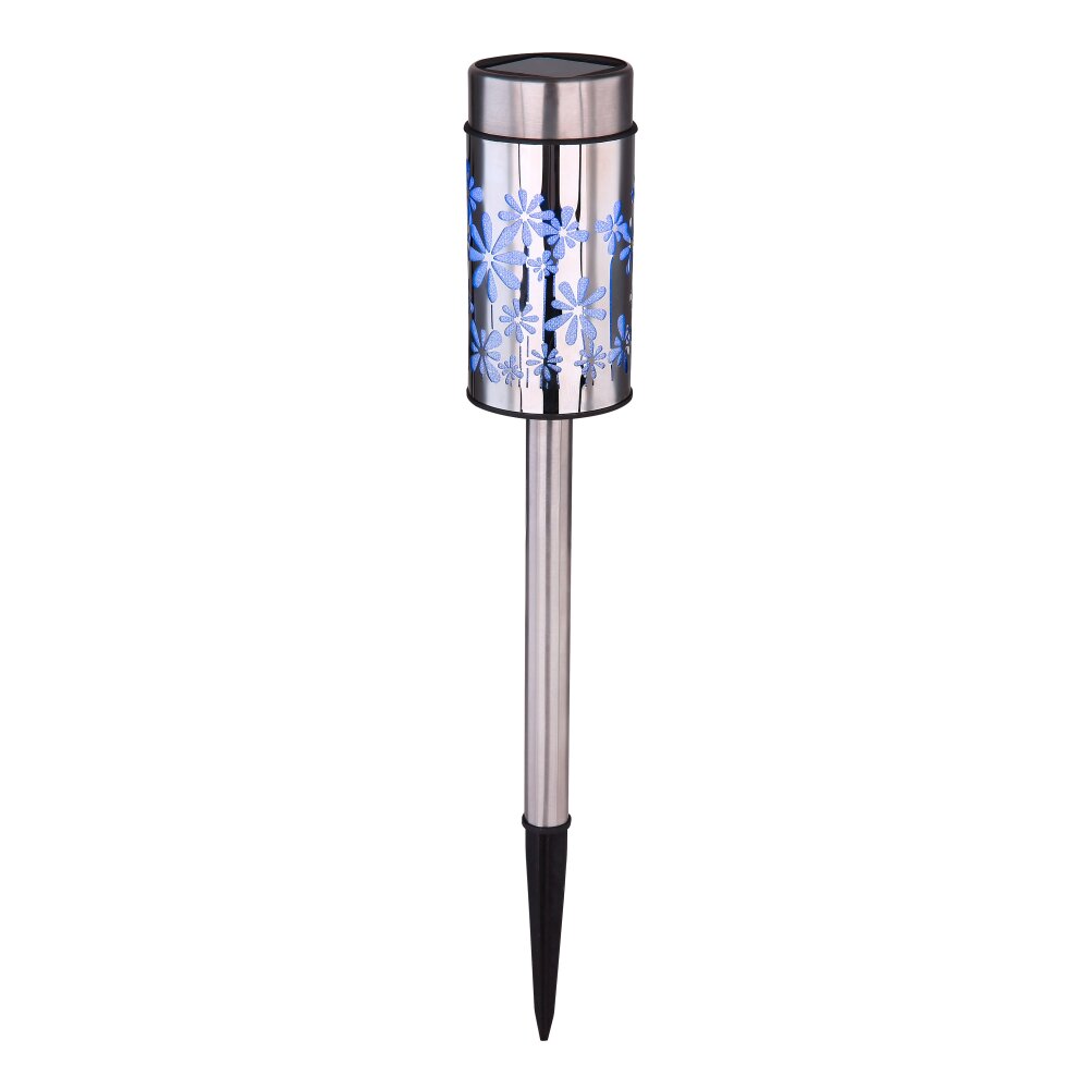 Globo  solar light LED stainless steel, 2-light sources, Colour changer