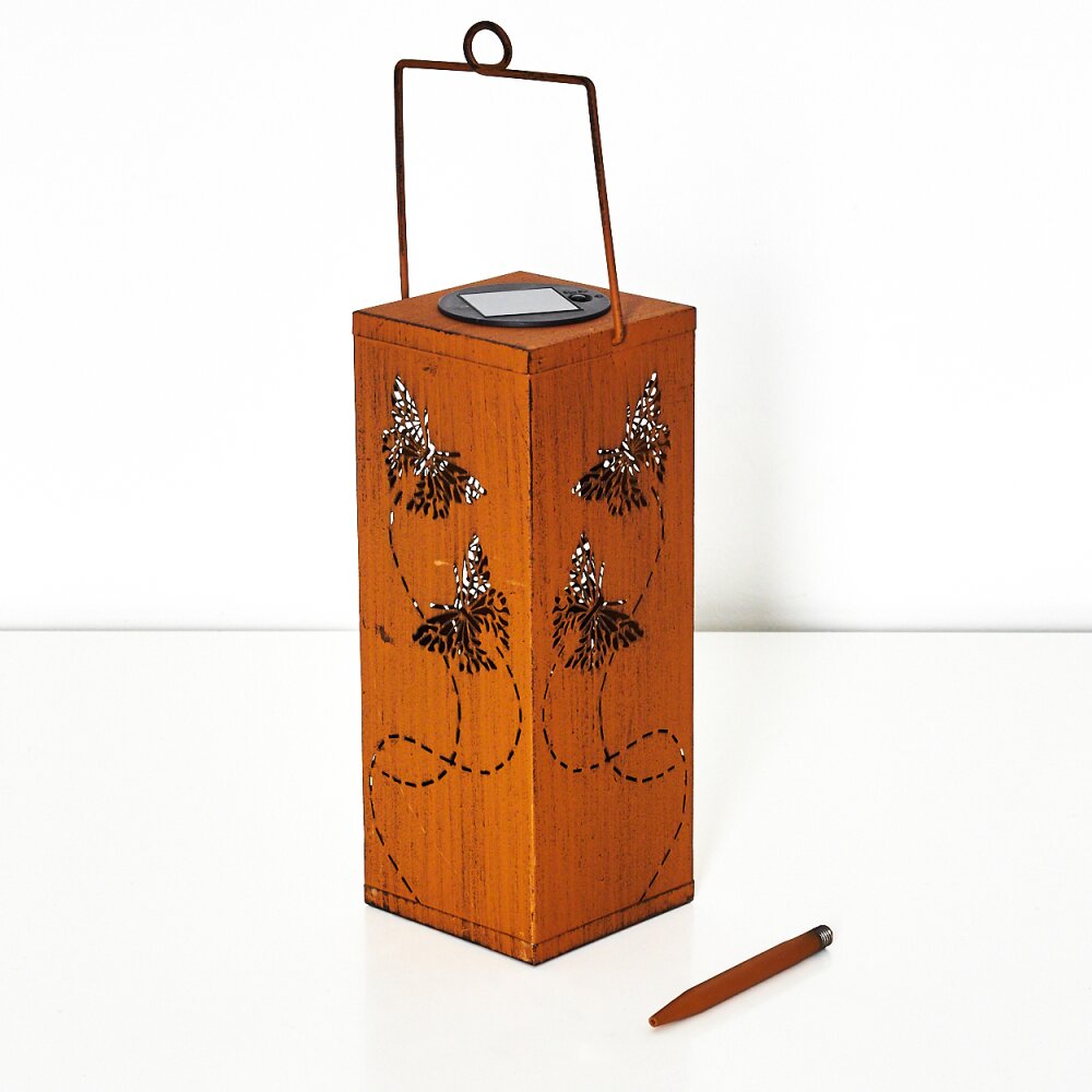 Parikia solar light LED rust-coloured, 1-light source