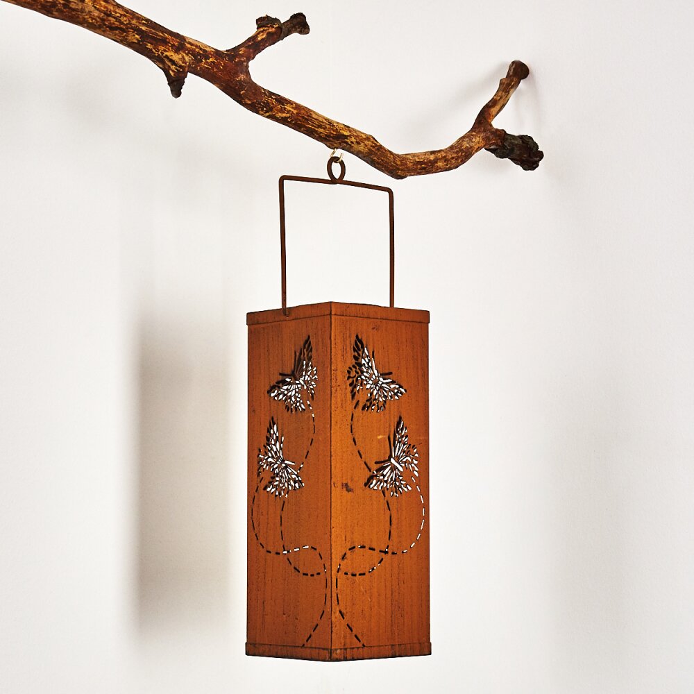 Parikia solar light LED rust-coloured, 1-light source