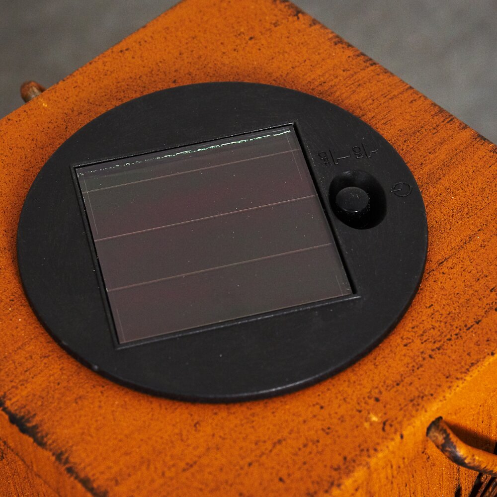 Parikia solar light LED rust-coloured, 1-light source