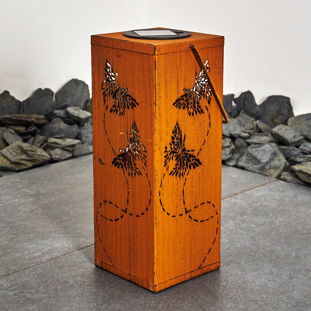 Parikia solar light LED rust-coloured, 1-light source
