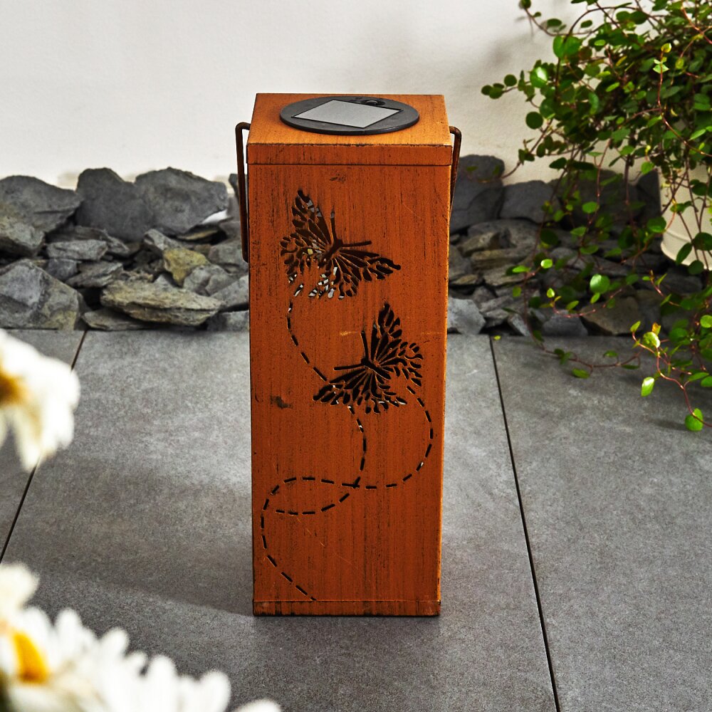 Parikia solar light LED rust-coloured, 1-light source