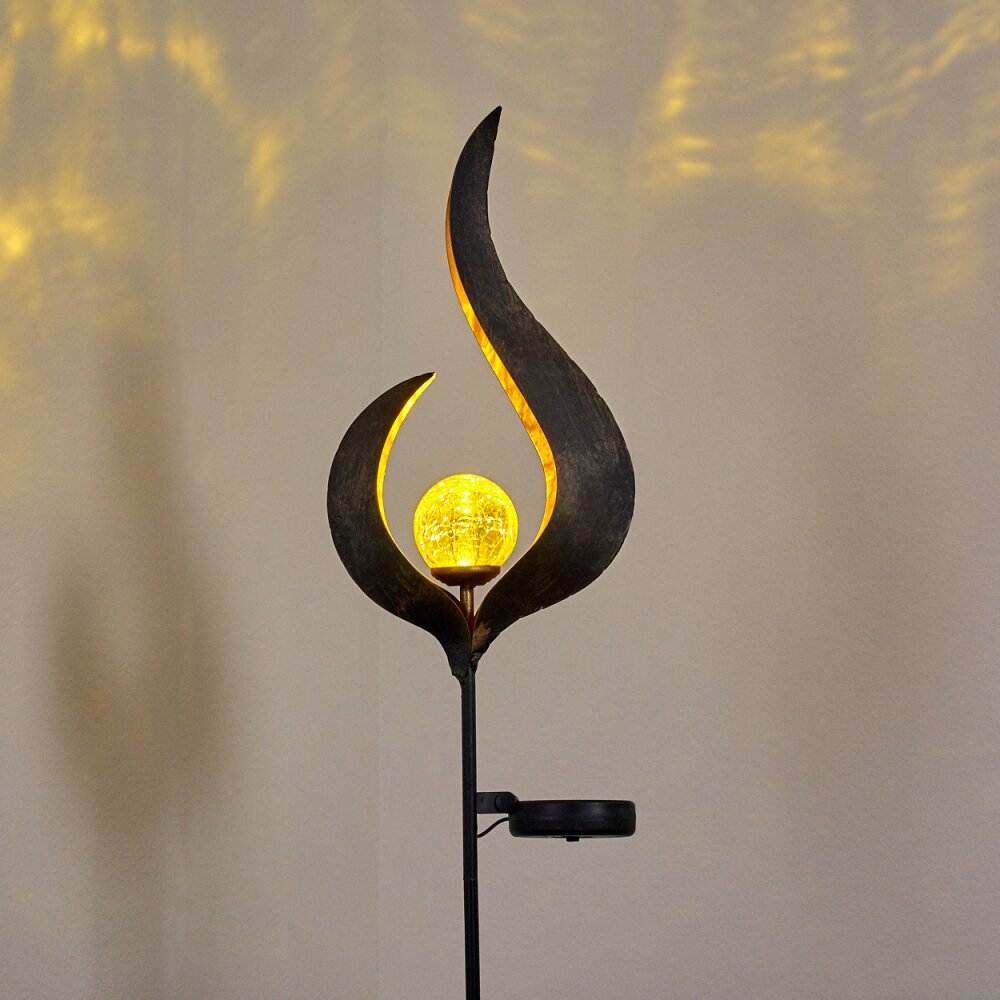 Rovinj solar light LED anthracite, copper, 1-light source