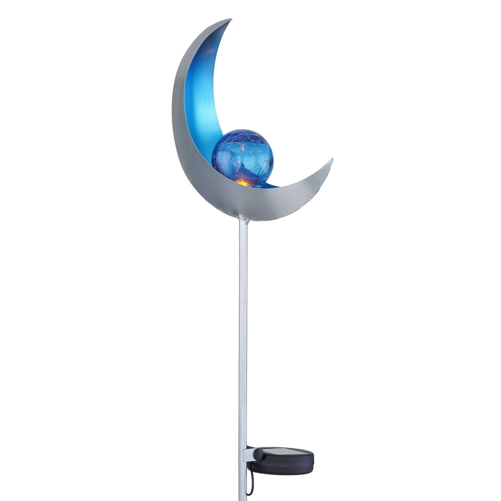 Globo solar light LED silver, 1-light source