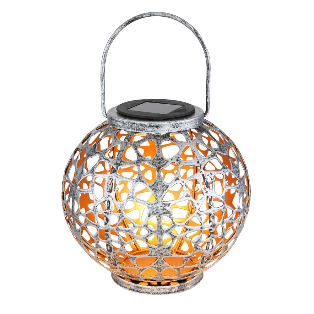 Globo solar light LED silver, 1-light source