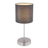 Globo SANNA Table lamp matt nickel, 1-light source