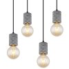 Globo FREDDY Pendant Light Oxidised Silver, 8-light sources