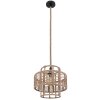 Globo ROPE Pendant Light black, 1-light source