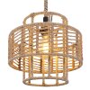 Globo ROPE Pendant Light black, 1-light source