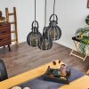 Espada Pendant Light black, 3-light sources