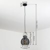 Espada Pendant Light black, 1-light source