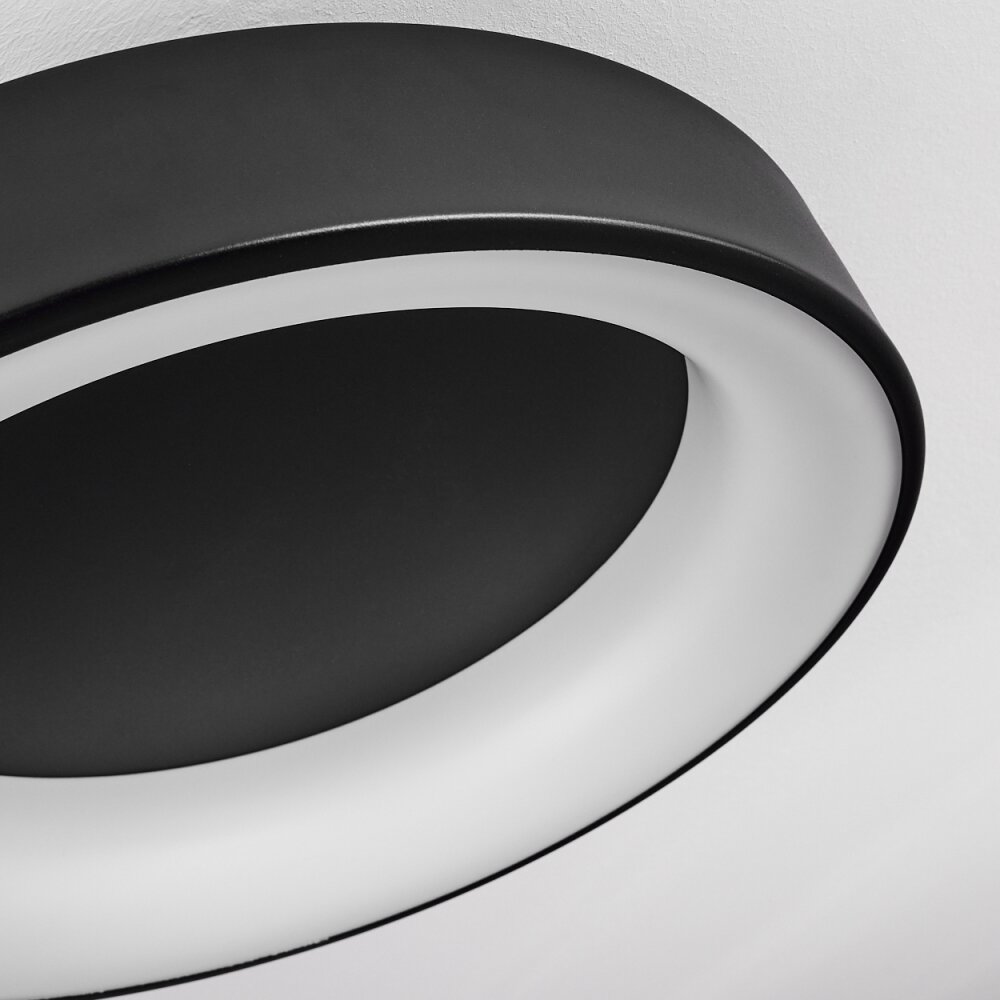 Pine Ceiling Light LED black, 1-light source
