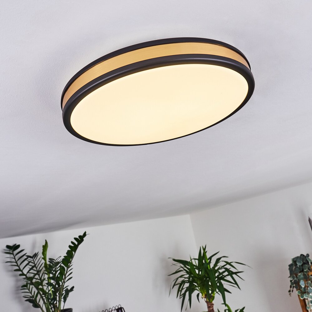 Kirtland Ceiling Light LED gold, black, 1-light source