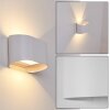 Everton Outdoor Wall Light LED white, 2-light sources