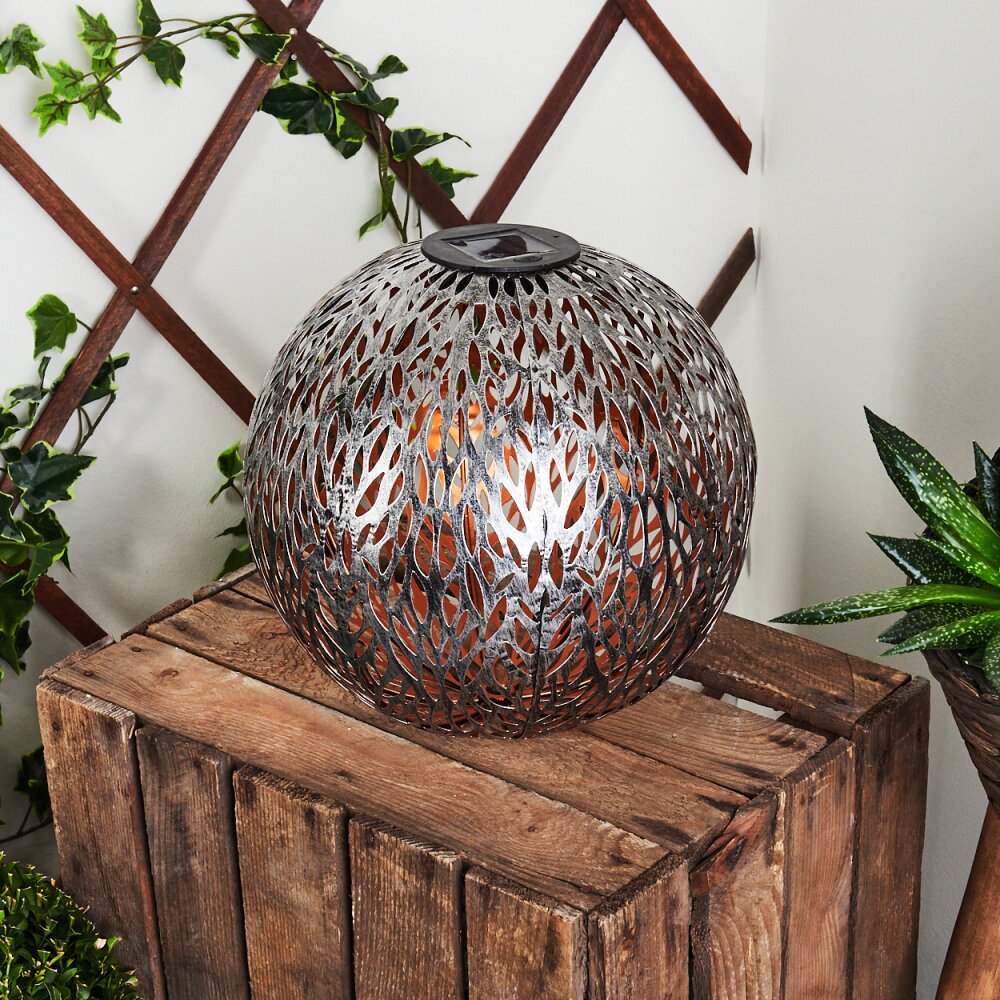 Samoao solar light LED copper, black, silver, 1-light source