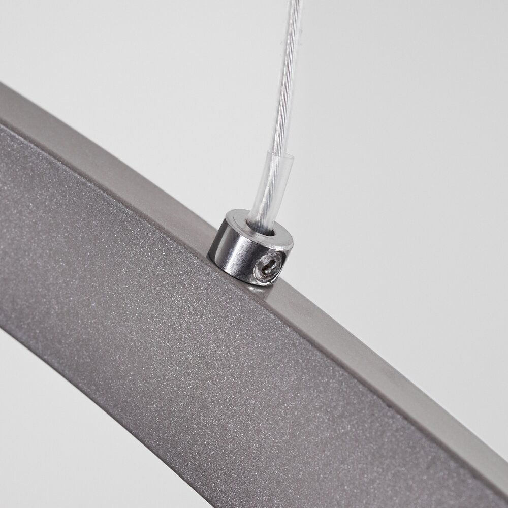 Ignal Pendant Light LED matt nickel, 1-light source