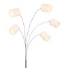 Globo AVA Floor Lamp matt nickel, 5-light sources