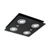 Eglo GRATTINO Ceiling Light LED black, 4-light sources