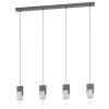 Eglo LOBATIA Pendant Light black, 4-light sources