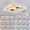 Fitili Ceiling Light LED black, white, 1-light source, Remote control, Colour changer