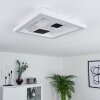 Fitili Ceiling Light LED black, white, 1-light source, Remote control, Colour changer