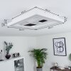 Fitili Ceiling Light LED black, white, 1-light source, Remote control, Colour changer