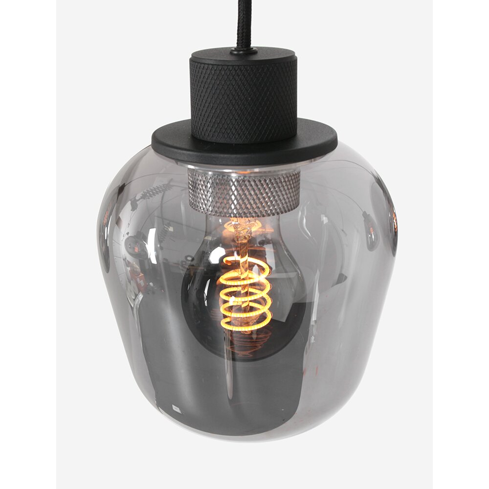 Steinhauer Reflexion Pendant Light black, 3-light sources