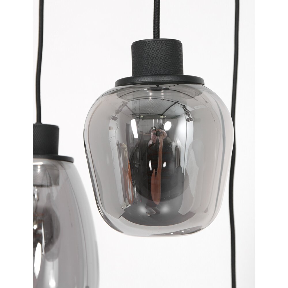 Steinhauer Reflexion Pendant Light black, 3-light sources