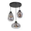 Steinhauer Reflexion Pendant Light black, 3-light sources