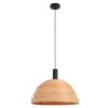 Steinhauer Veneer Pendant Light black, 1-light source