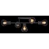 Globo CLASTRA Ceiling Light black, 5-light sources