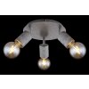 Globo FREDDY Ceiling Light Oxidised Silver, 3-light sources