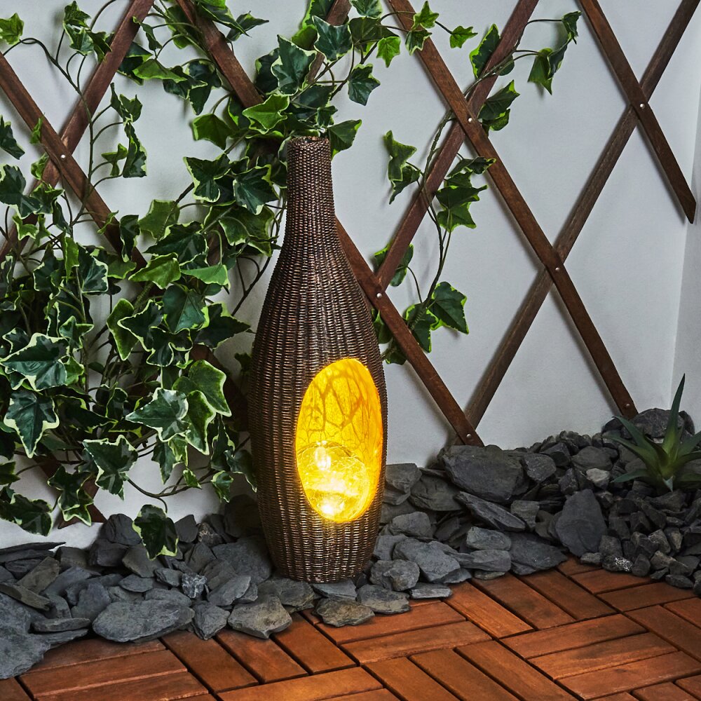 Otterstad solar light LED brown, gold, 1-light source