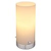 Globo CYLI Table lamp LED matt nickel, 1-light source