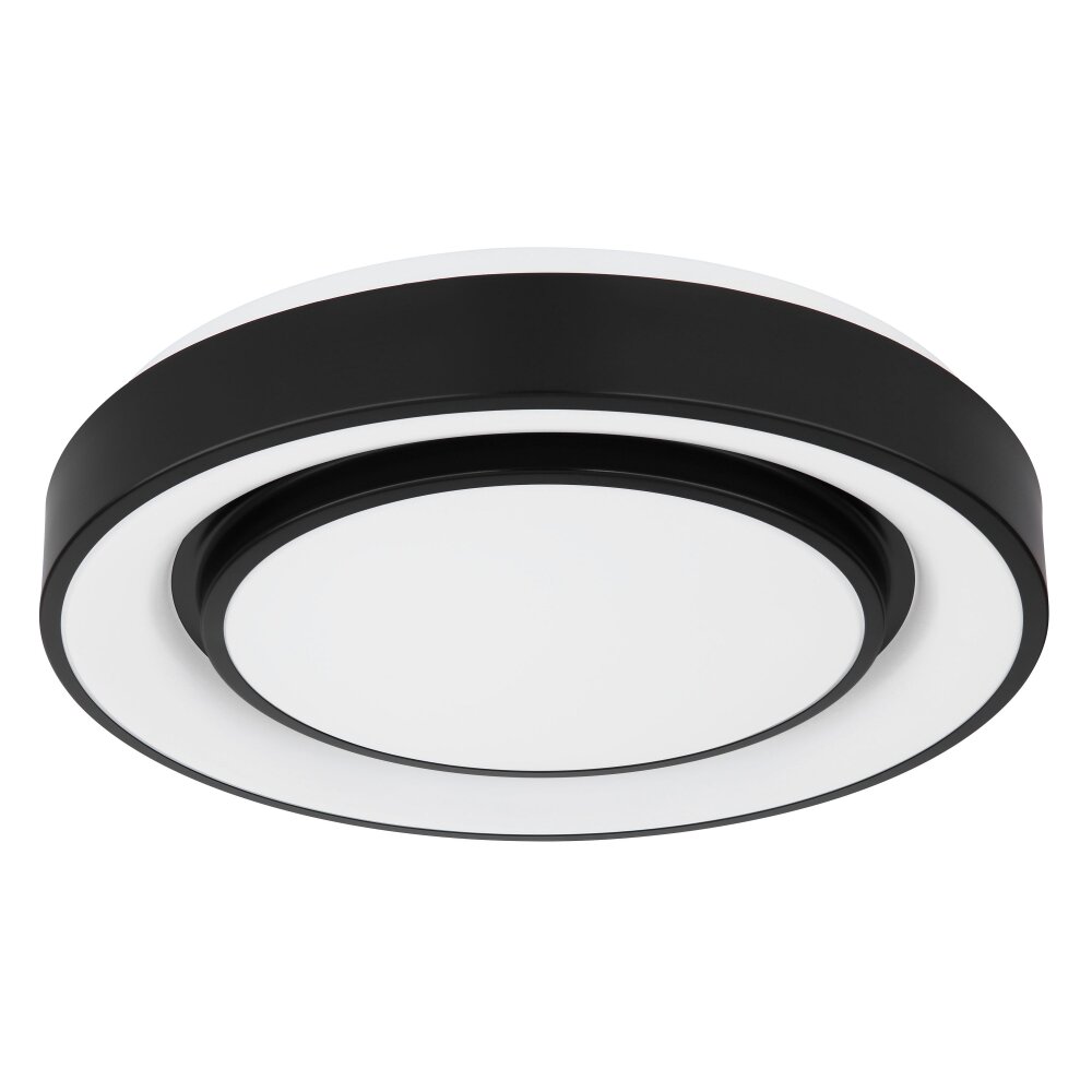 Globo SULLY Ceiling Light LED black, 1-light source, Remote control, Colour changer