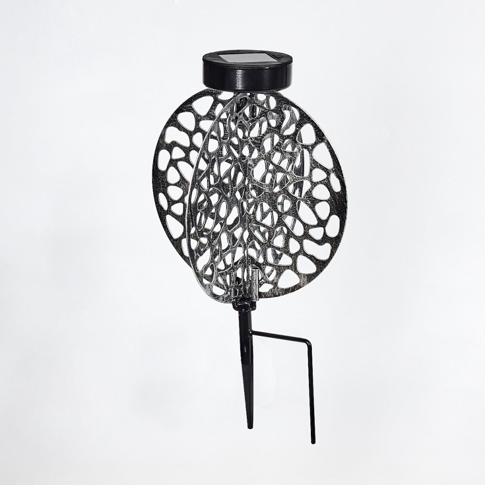 Mesan Solar lights LED black, silver, 1-light source