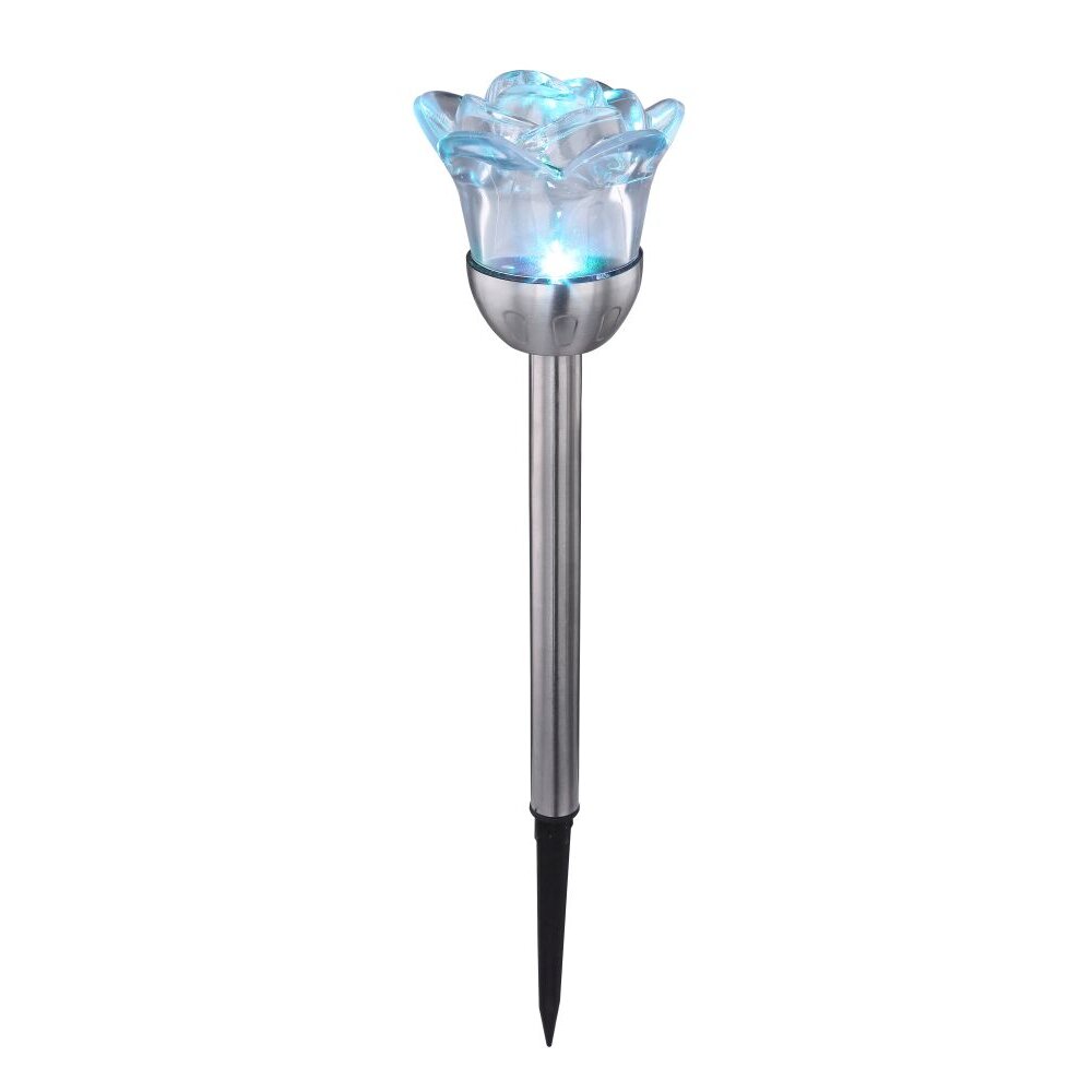 Globo MIYUGO Set of 2 solar lights LED stainless steel, 1-light source, Colour changer