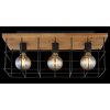 Globo MERRIL Ceiling Light Light wood, black, 3-light sources