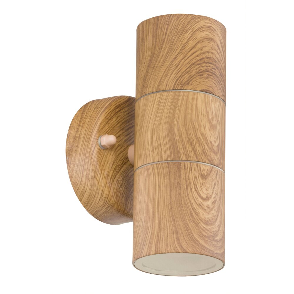 Globo JAICY Outdoor Wall Light Dark wood, 2-light sources