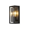 Konstsmide Brindisi Outdoor Wall Light black, 1-light source