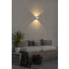 Konstsmide Gela Outdoor Wall Light LED white, 2-light sources