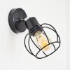 Orkanger Wall Light chrome, black, 1-light source